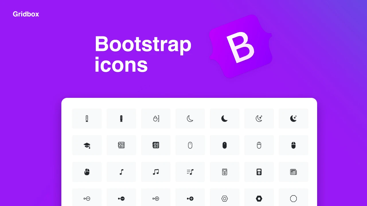 Набор иконок Bootstrap